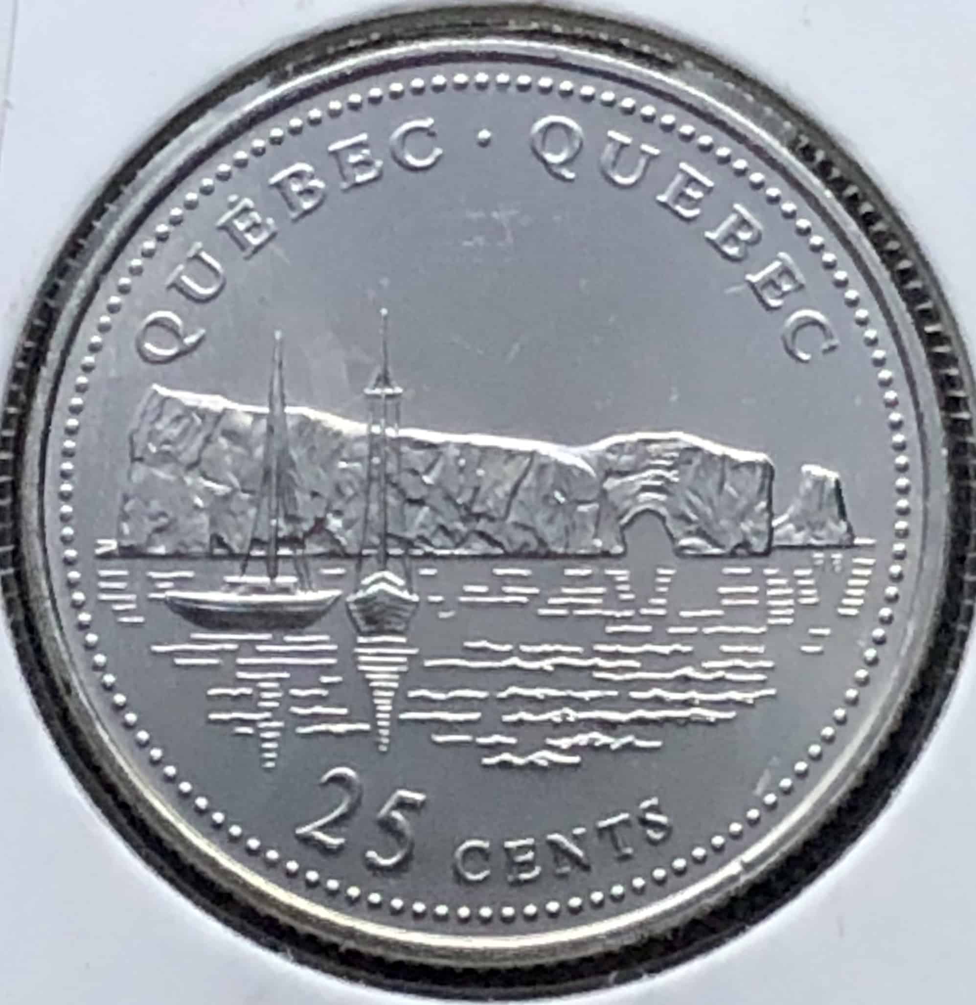 Canada - 25 Cents 1992 Québec Octobre - B.UNC