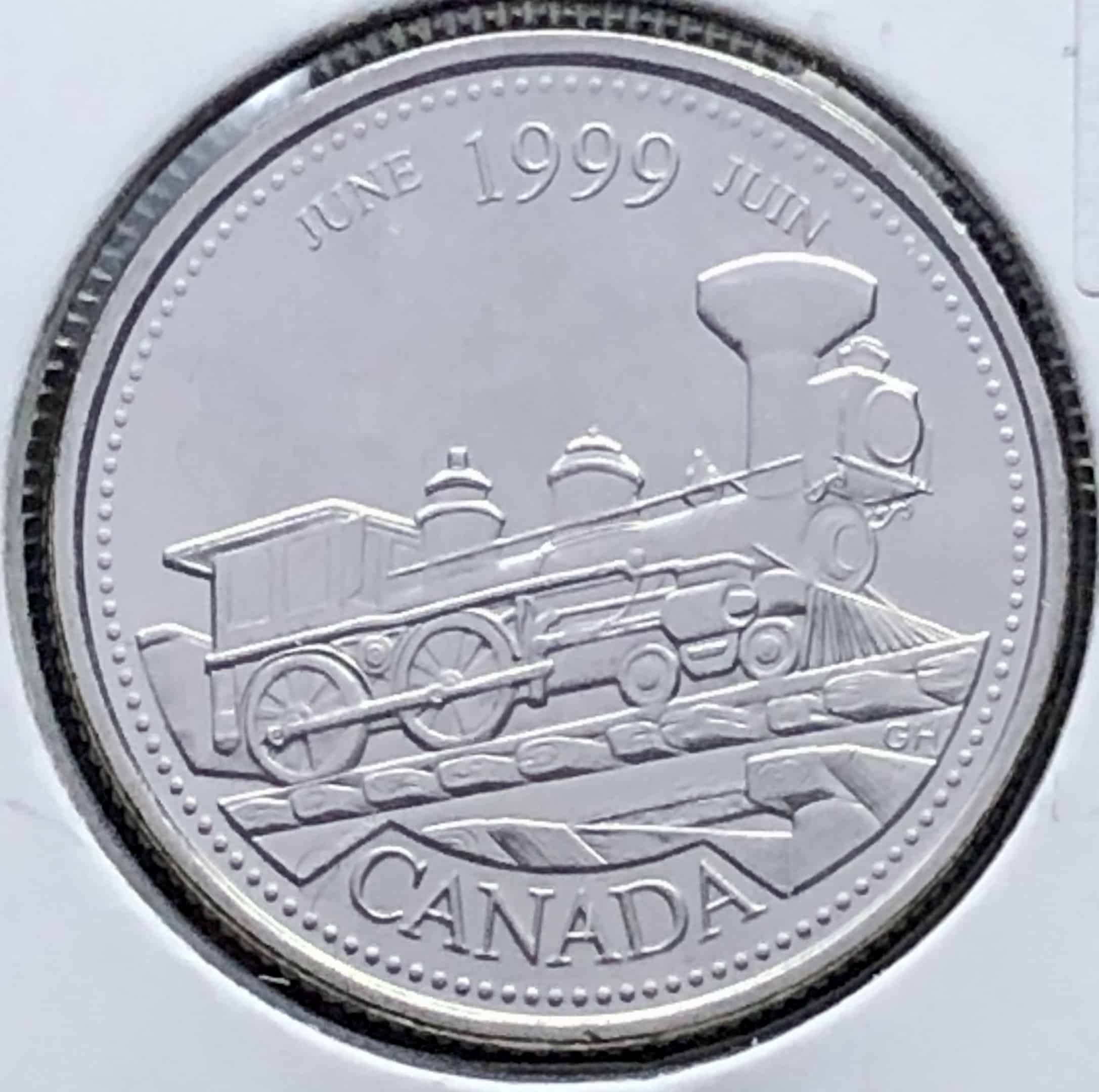 Canada - 25 Cents 1999 D'un Océan à l'autre Juin - B.UNC