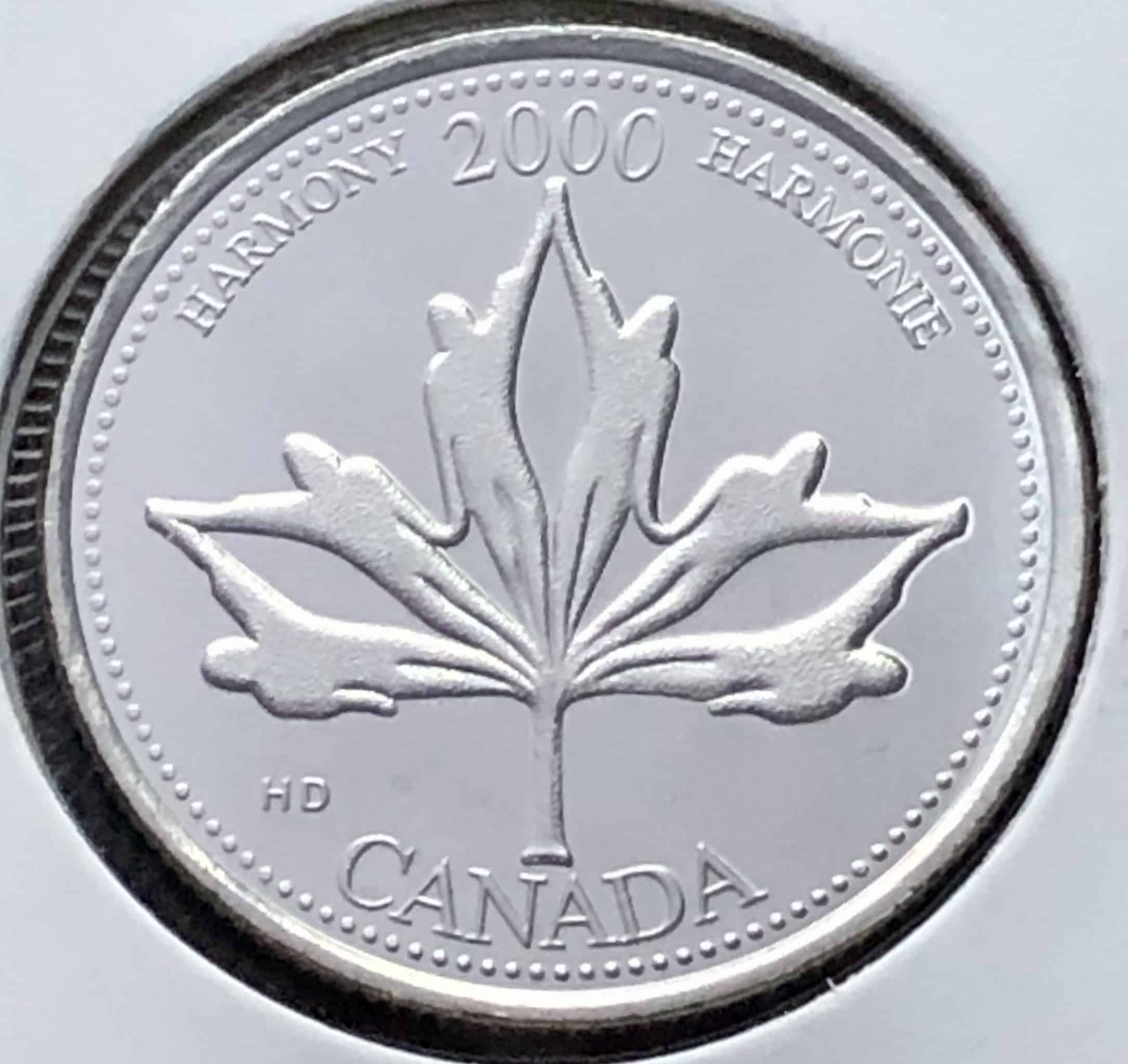 Canada - 25 Cents 2000 Harmonie Juin - B.UNC