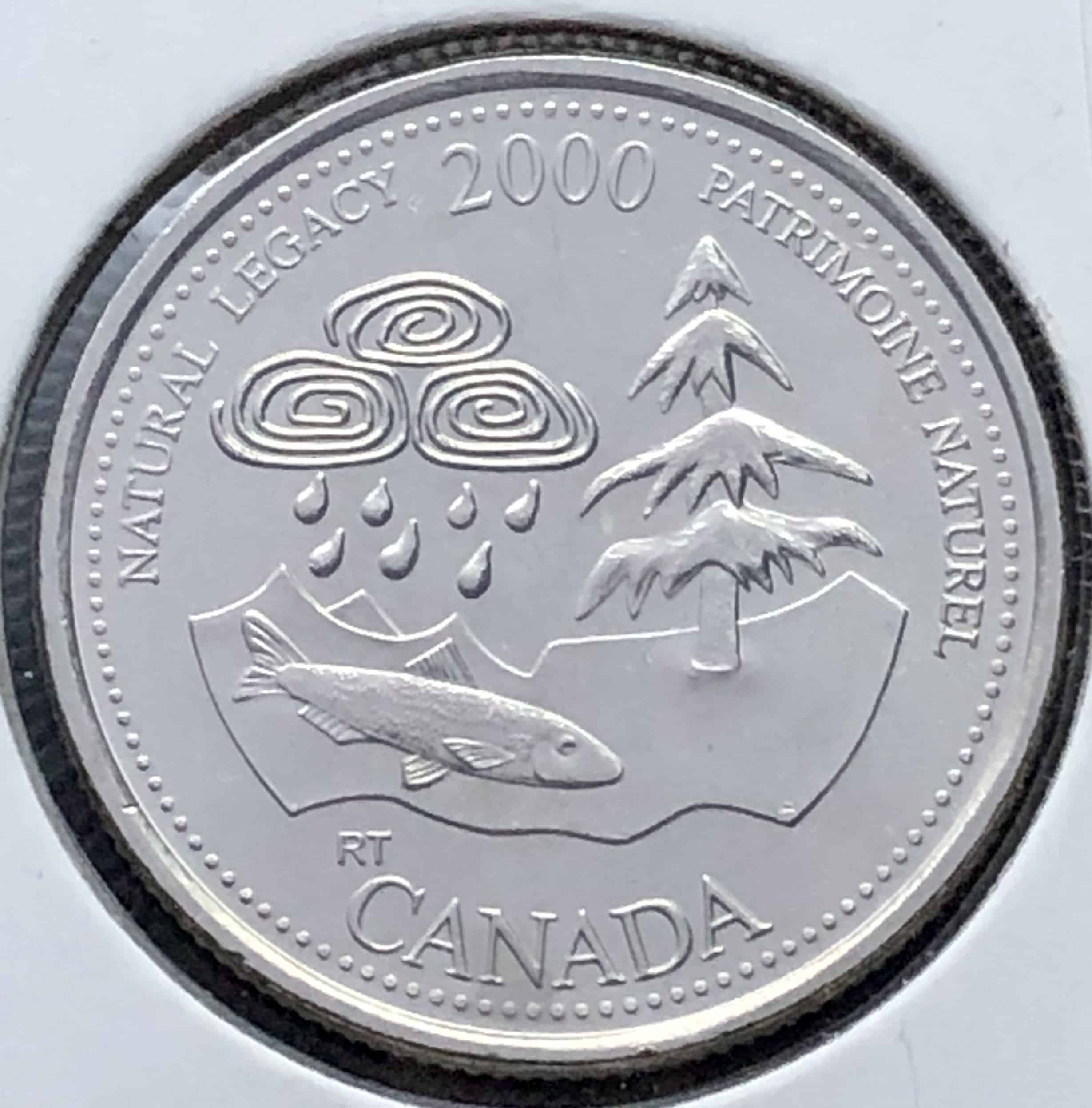 Canada - 25 Cents 2000 Patrimoine Naturel Mai - B.UNC