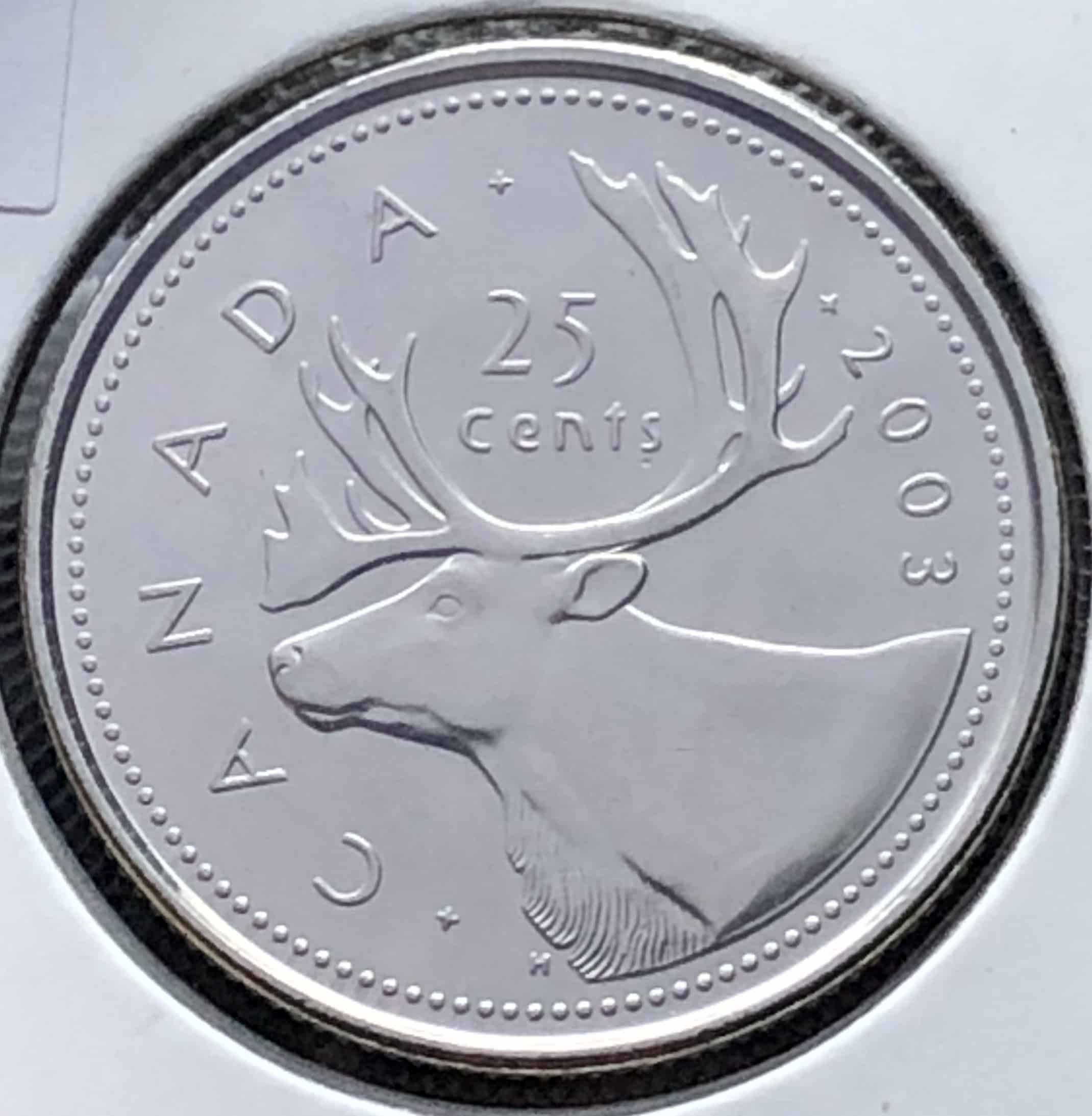 Canada - 25 Cents 2003P Ancienne Effigie - B.UNC