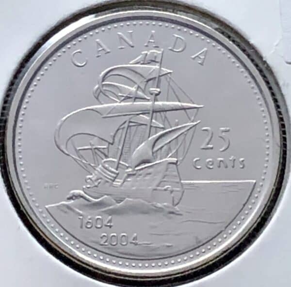 Canada - 25 Cents 2004P Sainte Croix -B.UNC