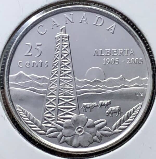 Canada - 25 Cents 2005P Alberta - B.UNC