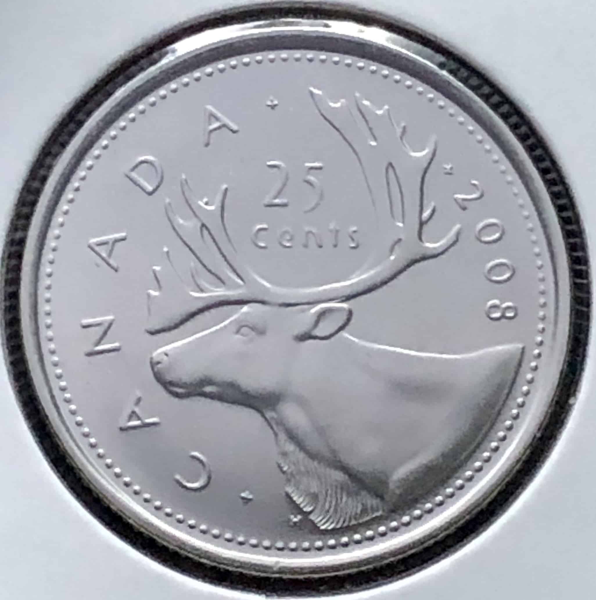 Canada - 25 Cents 2008 - B.UNC