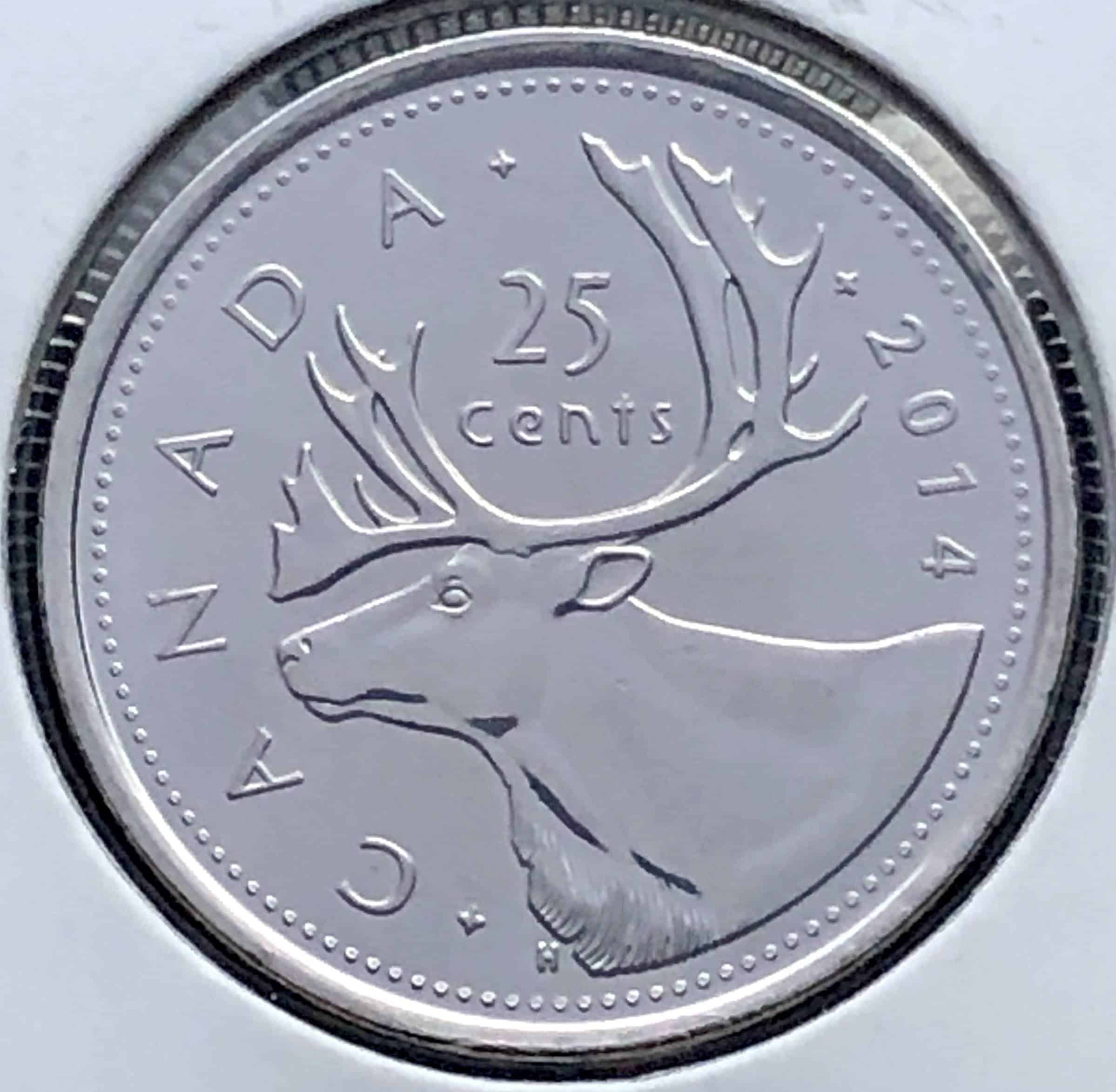 Canada - 25 Cents 2014 - B.UNC