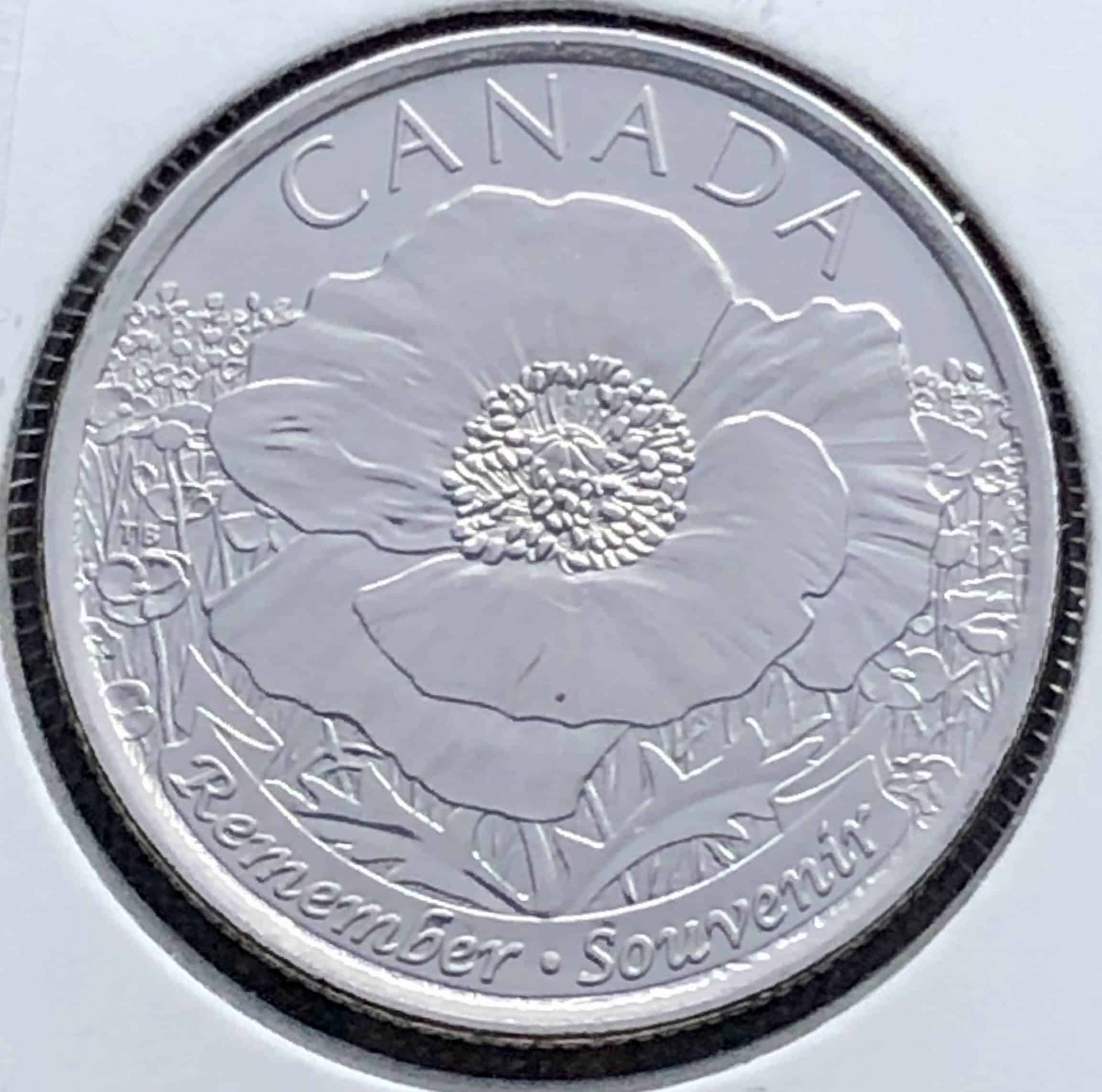 Canada - 25 Cents 2015 Coquelicot - B.UNC
