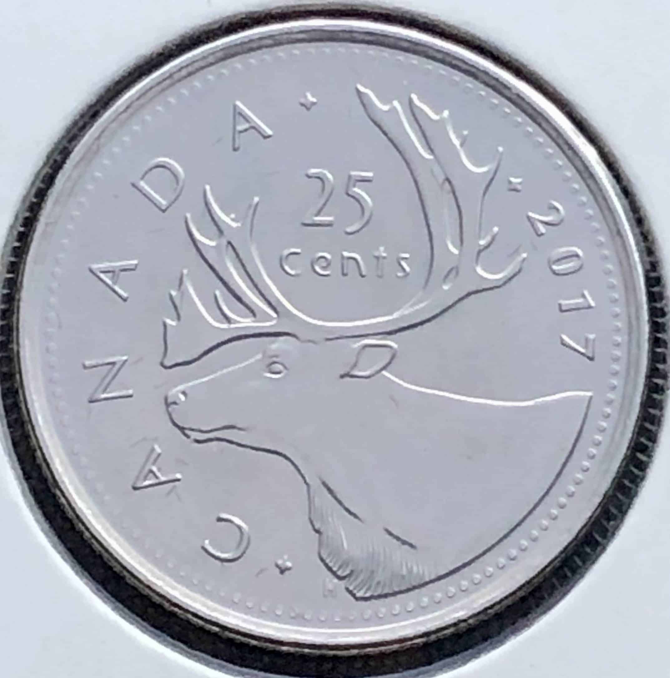 Canda - 25 cents 2017 - B.UNC