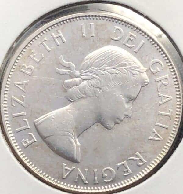 CANADA - 50 Cents 1962 - Éclat de coin -  AU-50