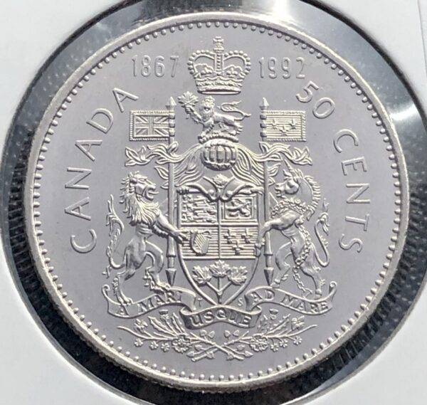 Canada - 50 Cents 1992 - B.UNC