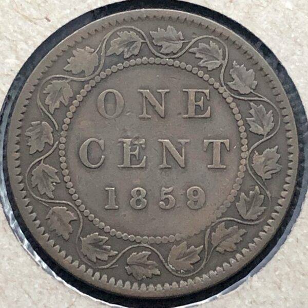 CANADA - 1 Cents 1859 (W9/8)