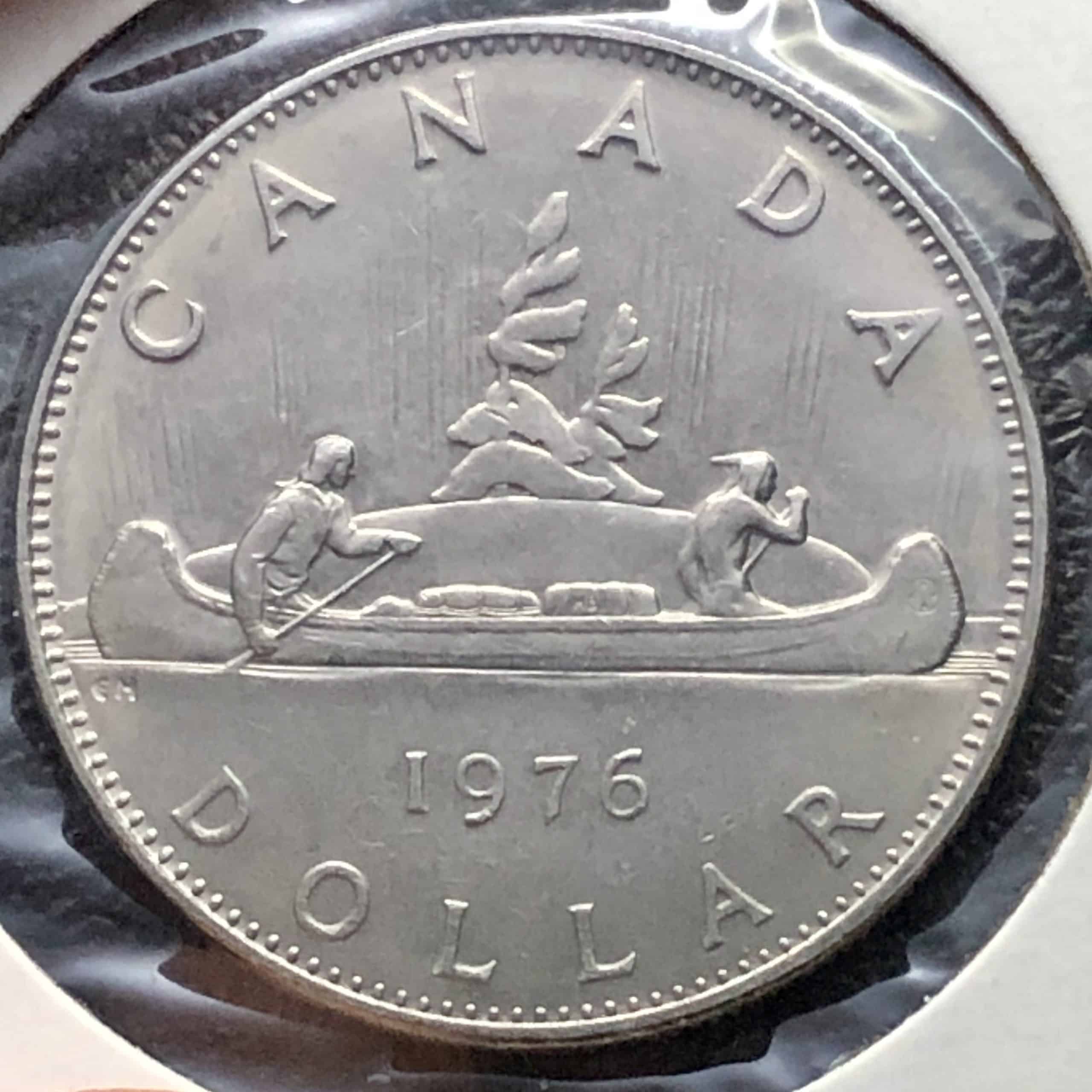 Canada - Dollar 1976 Voyageur - UNCCanada - Dollar 1976 Voyageur - UNC