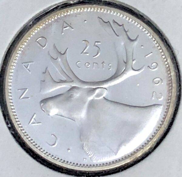 Canada - 25 Cents 1962 - UNC