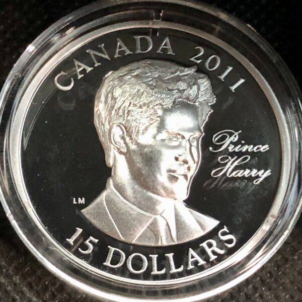 Canada - 15 Dollars 2011 - Argent Sterling Prince Harry