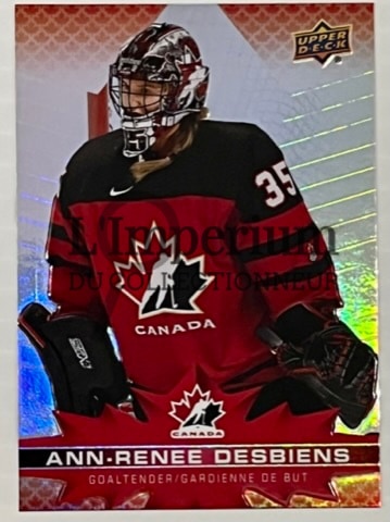Carte Hockey Équipe Canada 2022 - 85 Ann-Renee Desbiens