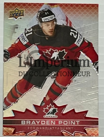 Carte Hockey Équipe Canada 2022 - 69 Brayden Point