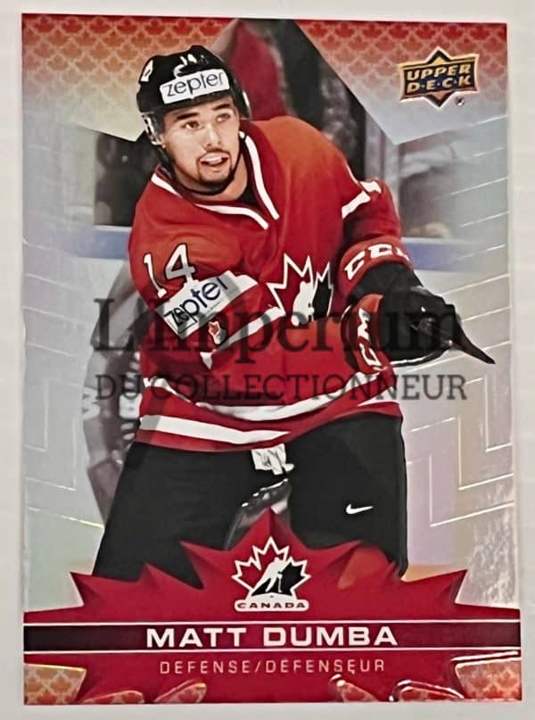 Carte Hockey Équipe Canada 2022 - 66 Matt Dumba