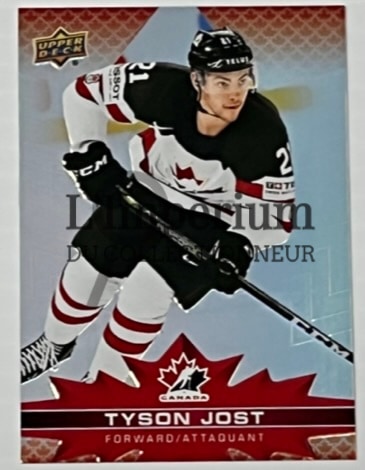 Carte Hockey Équipe Canada 2022 - 34 Tyson Jost