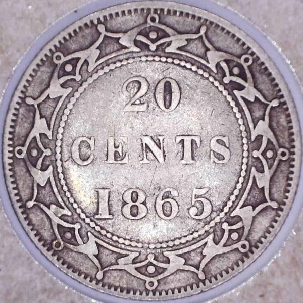 CANADA - 20 Cents 1865 - Terre-Neuve