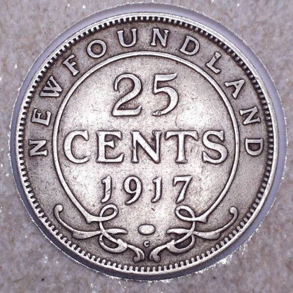 CANADA - 25 Cents 1917C - Terre-Neuve
