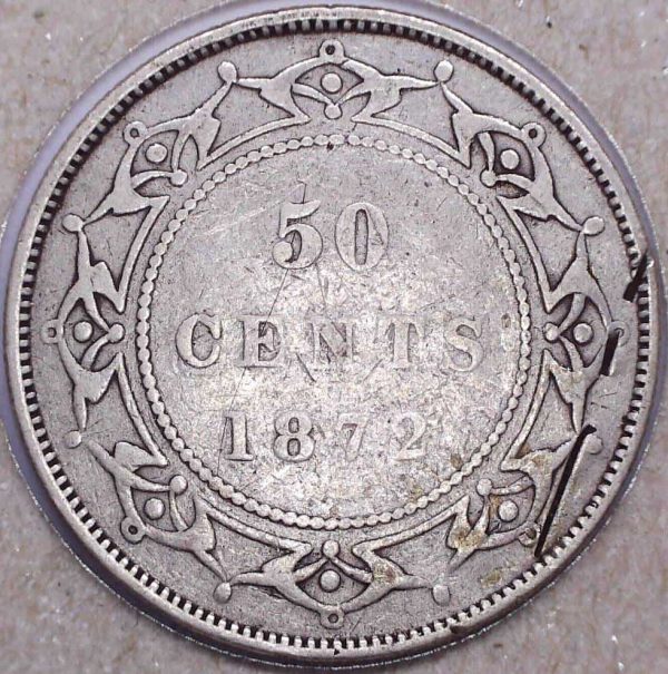 CANADA - 50 Cents 1872H - Terre-Neuve