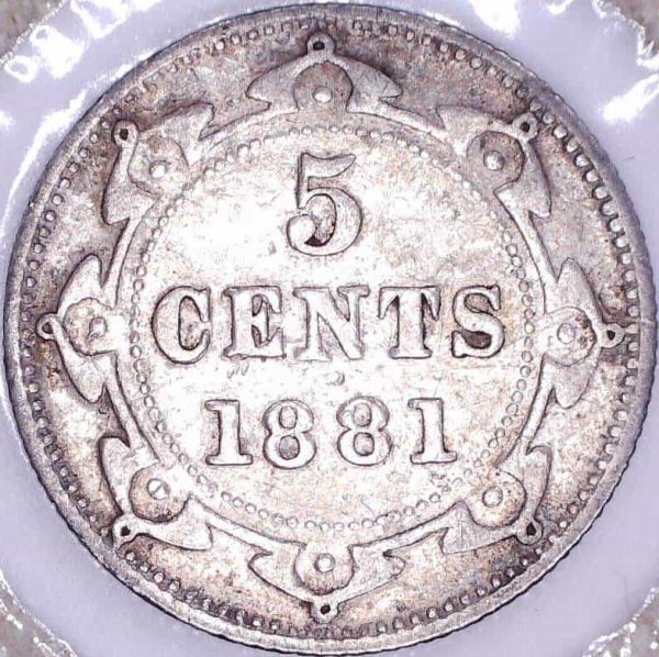 CANADA - 5 Cents 1881 - Terre-Neuve - F-15
