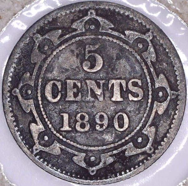 CANADA - 5 Cents 1890 - Terre-Neuve - VG-8