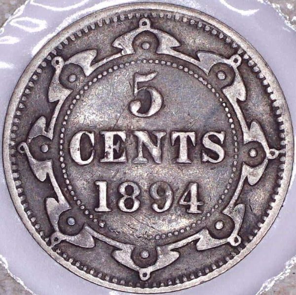 CANADA - 5 Cents 1894 - Terre-Neuve - VG-10