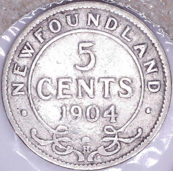 CANADA - 5 Cents 1904H - Terre-Neuve - VG-8