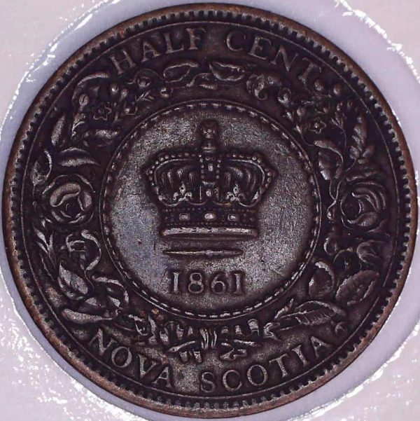 CANADA - Half Cent 1861 - Nouvelle-Écosse