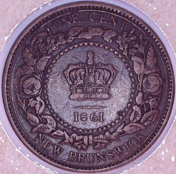 CANADA - 1 Cent 1861 Nouveau-Brunswick - VF-30