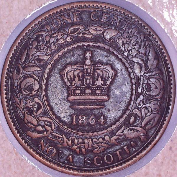 CANADA - 1 Cent 1864 - Nouvelle-Écosse - F-12