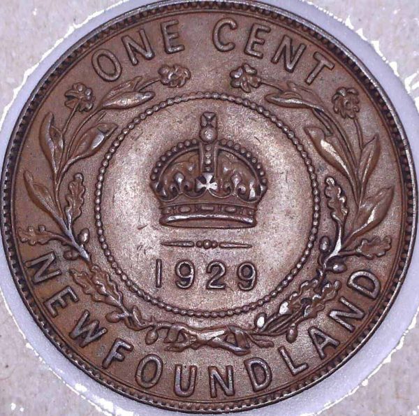 CANADA - 1 Cent 1929 - Terre-Neuve - EF-40