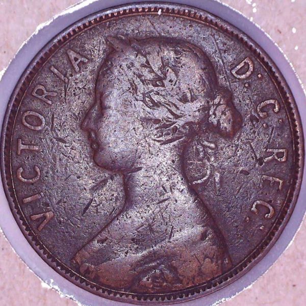 CANADA - 1 Cent 1880 - Round 0 - Low 0 - Terre-Neuve - VG-10