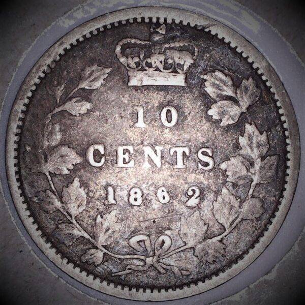 CANADA - 10 Cents 1862 - Double 2 - Nouveau-Brunswick - F-12