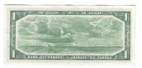 CANADA - Billet D'un Dollar 1954 - Bouey/Raminsky - Portrait Modifié - BC-37c