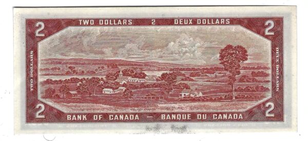 CANADA - 2 Dollars 1954 - Beattie/Coyne - Portrait Modifié - BC-38a