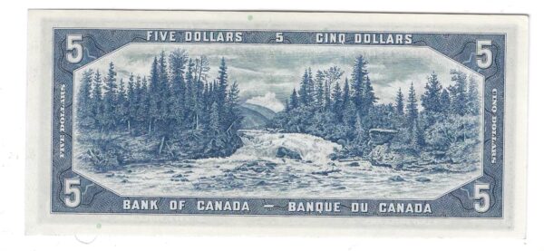 CANADA - 5 Dollars 1954 - Beattie/Raminsky - Portrait Modifié - BC-39b