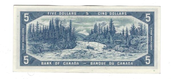 CANADA - 5 Dollars 1954 - Bouey/Raminsky - Portrait Modifié - BC-39c
