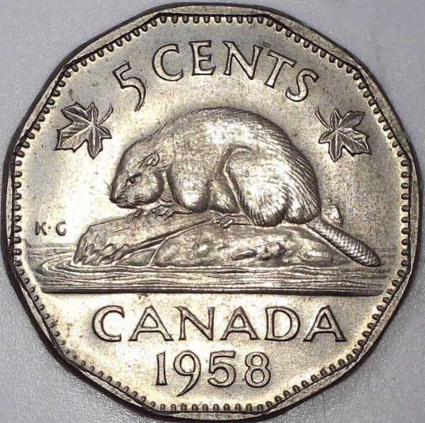 Canada - 5 Cents 1958