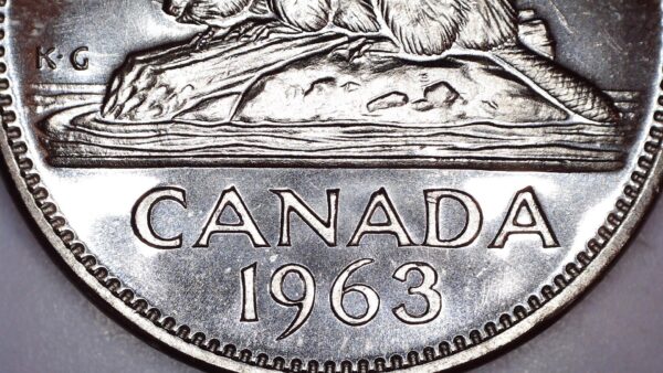 CANADA - 5 Cents 1963 - Eyes in 6 - Double 3