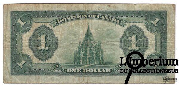 CANADA - Billet de 1 Dollar 1923 - Campbell/Clark