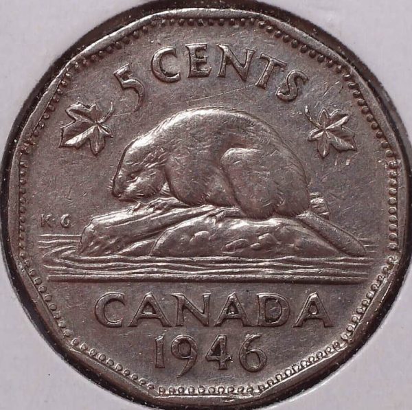 Canada - 5 Cents 1946 - Circulé