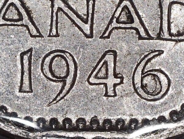 Canada - 5 Cents 1946 6/6 - Circulé