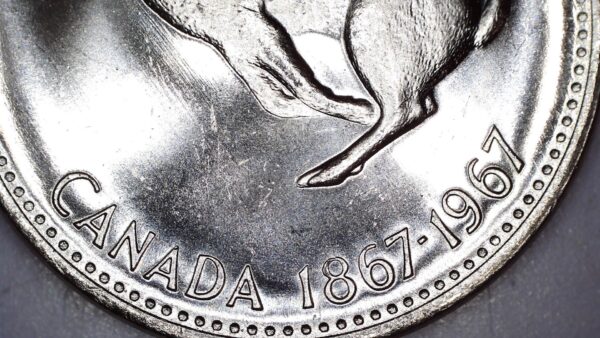 Canada - 5 Cents 1967 Double Canada/Double 1867-1967