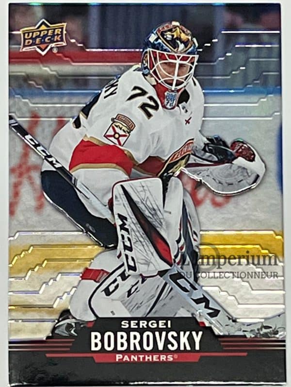 22 Sergei Bobrovsky - Carte d'Hockey LNH 2020-2021