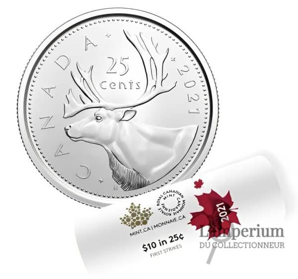 Canada - Rouleau Original 25 Cents 2021 - B.UNC