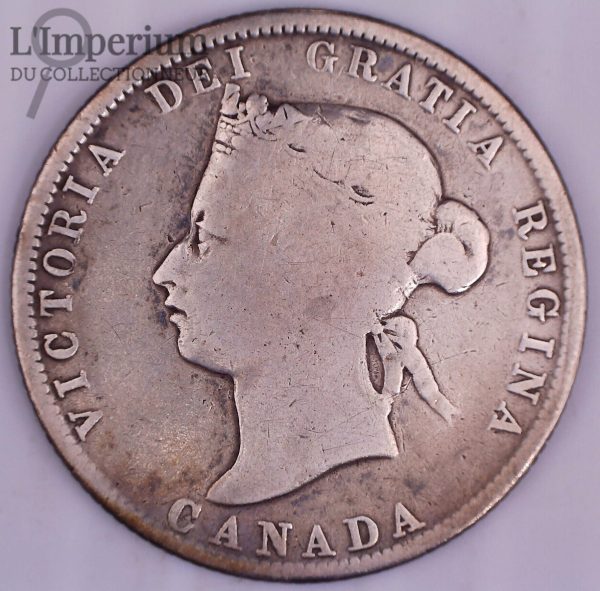 Canada - 25 Cents 1872H - G-6