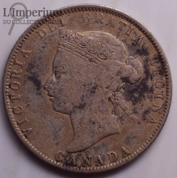 Canada - 25 cents 1872H - VG-10+