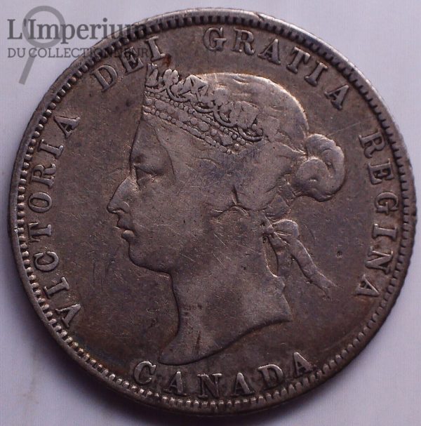 Canada - 25 cents 1874H - F-12