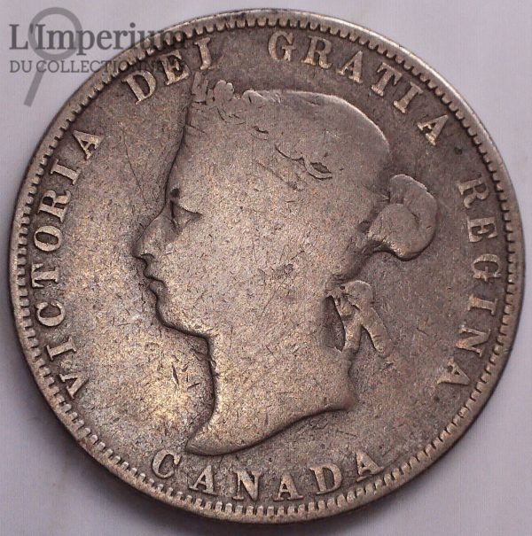 Canada - 25 cents 1874H - G-6